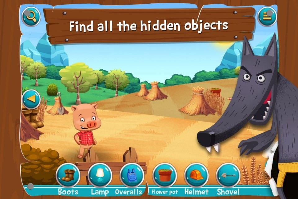 The Three Little Pigs - Search and find screenshot 3
