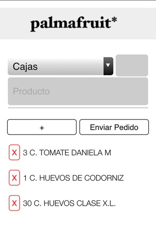 Palmafruit Pedidos screenshot 2