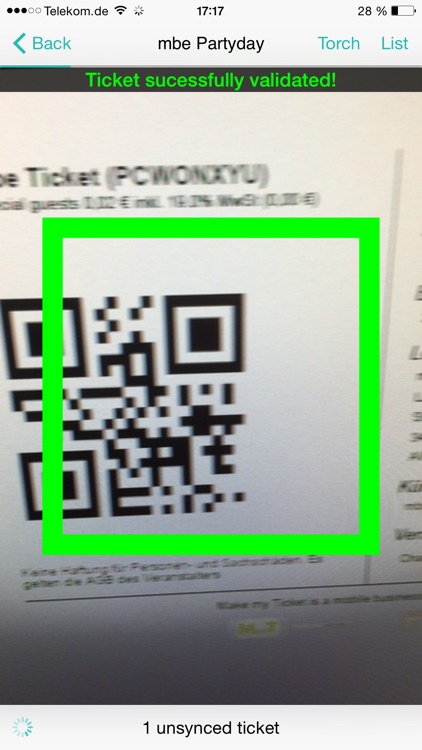 makemyticket Scanner App