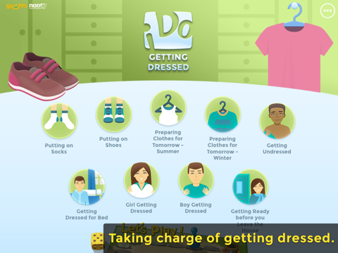 Screenshot #4 pour iDo Getting Dressed – Learn the Routine of wearing clothes, for individuals with special needs. (Full version)