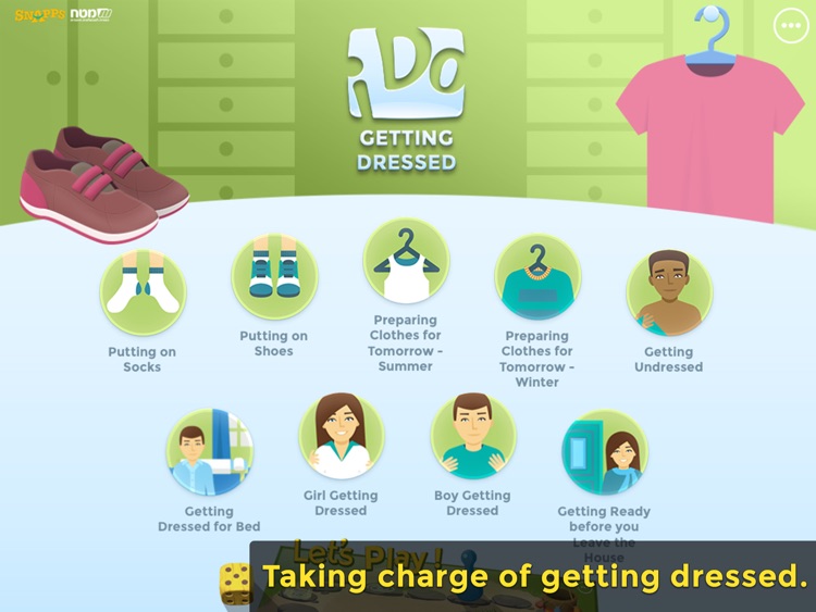 iDo Getting Dressed – Learn the Routine of wearing clothes, for individuals with special needs. (Full version)