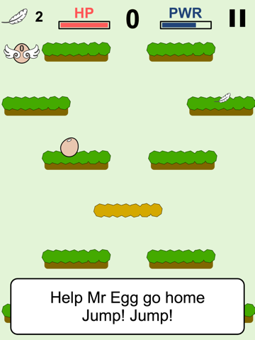 Screenshot #4 pour Mr Egg jumps up and down in an endless way to his home