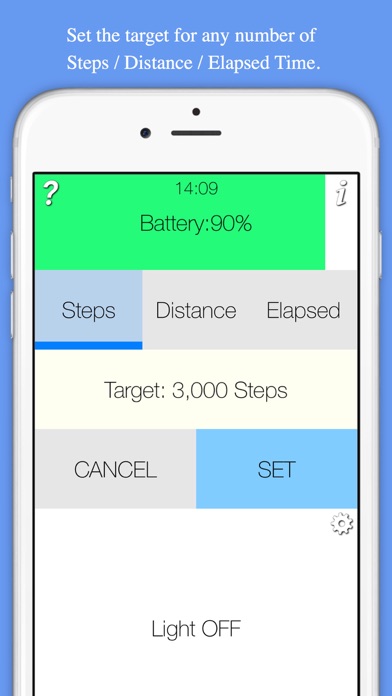 Screenshot #3 pour Walk+ Stand out in the walking at night.