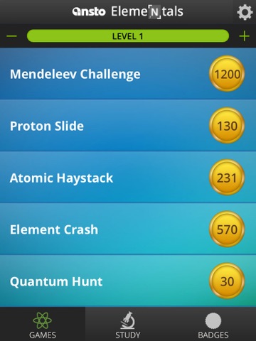 Elementals Periodic Table Game iPad screenshot 2 - Education app