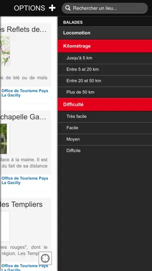 Capture d'écran de Ouest-France Balades sur iPhone 2