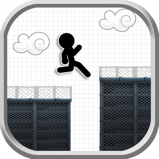 Line Rooftop Run : Stickman Escape Runner Pro Edition Icon