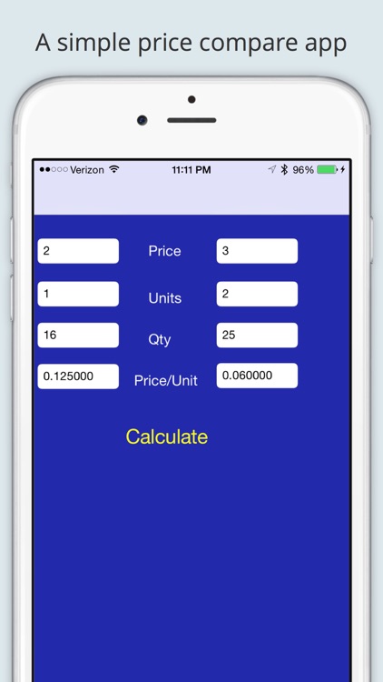 Simple Price Compare