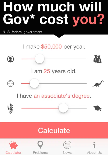 MyGovCost: Love Gov’s Government Cost Calculator