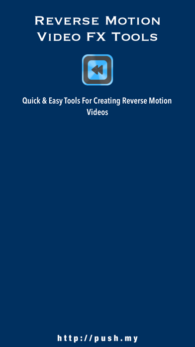 Screenshot #2 pour Reverse Motion Video FX Tools