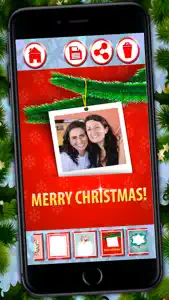 Christmas frames – Create customized xmas greetings to wish Merry Christmas screenshot #2 for iPhone