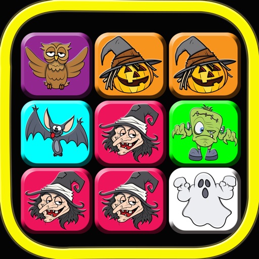 Halloween Rescue Saga Puzzle Tile Matching Game icon