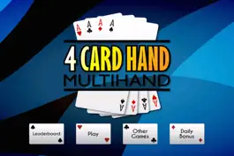 Game screenshot 4 Card Hand Poker - Multihand mod apk