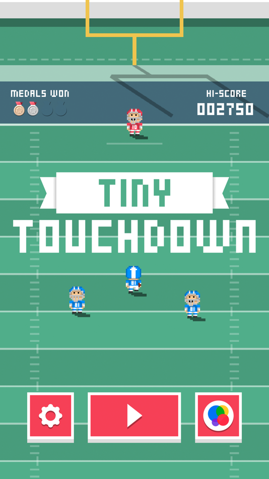 #5. Tiny Touchdown (iOS) By: Fat Fish Games Ltd