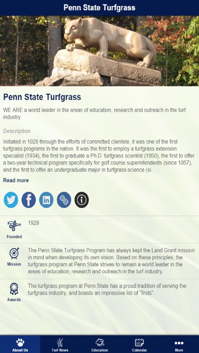 Screenshot #1 pour PSU Turf