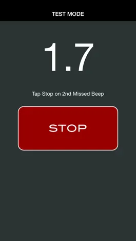 Game screenshot BEEP TEST SLIM apk