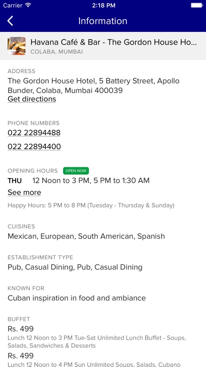 Havana CafÃ© & Bar screenshot-3