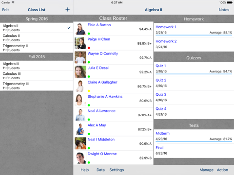 Screenshot #4 pour GradeBook Pro - Grade, Attendance, and Behavior Tracking