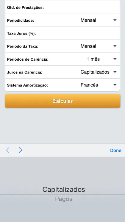 Screenshot 4 von 4 zu Cálculo de Prestações Pro
