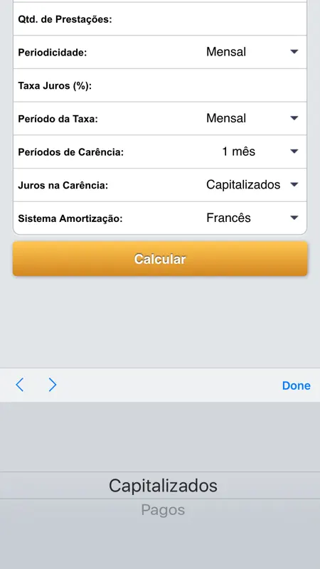 Cálculo de Prestações Pro screenshot 4 of 4