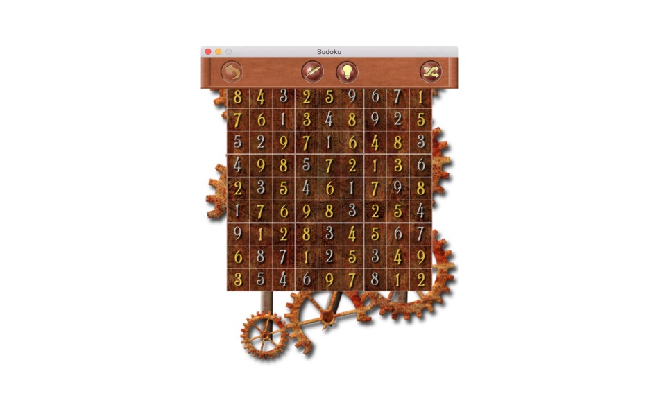 #4. Sudoku (Oh no! Another one!) (macOS) Podle: Sonya Marcarelli