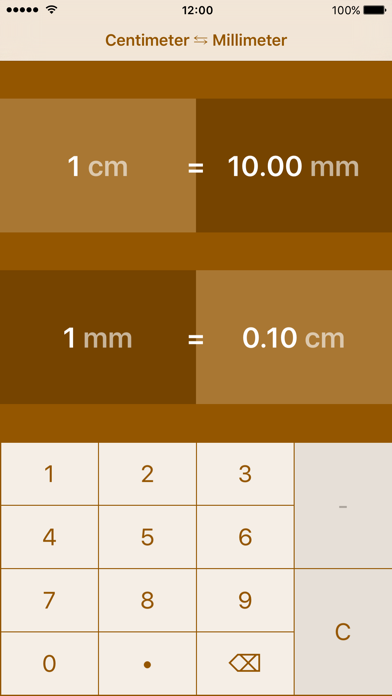Screenshot #1 pour Centimètres en Millimètres | cm en mm
