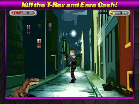 Screenshot #5 pour Dinosaures jurassiques d'attaque réel vs Big Time Gangstar Ville tir gratuit