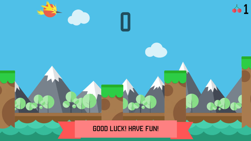 #4. The Flappy Bouncing Bird: the new classic original sliding bird game (iOS) Podle: Hoang Vinh Nguyen
