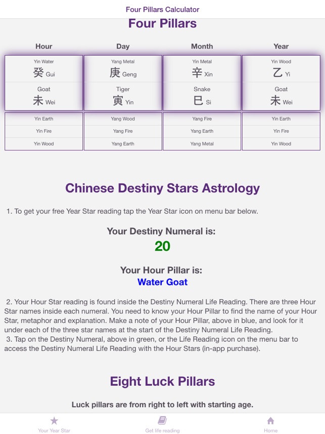 chinese four pillars calculator Chinese astrology four pillars of destiny ba zi – faulty destiny.