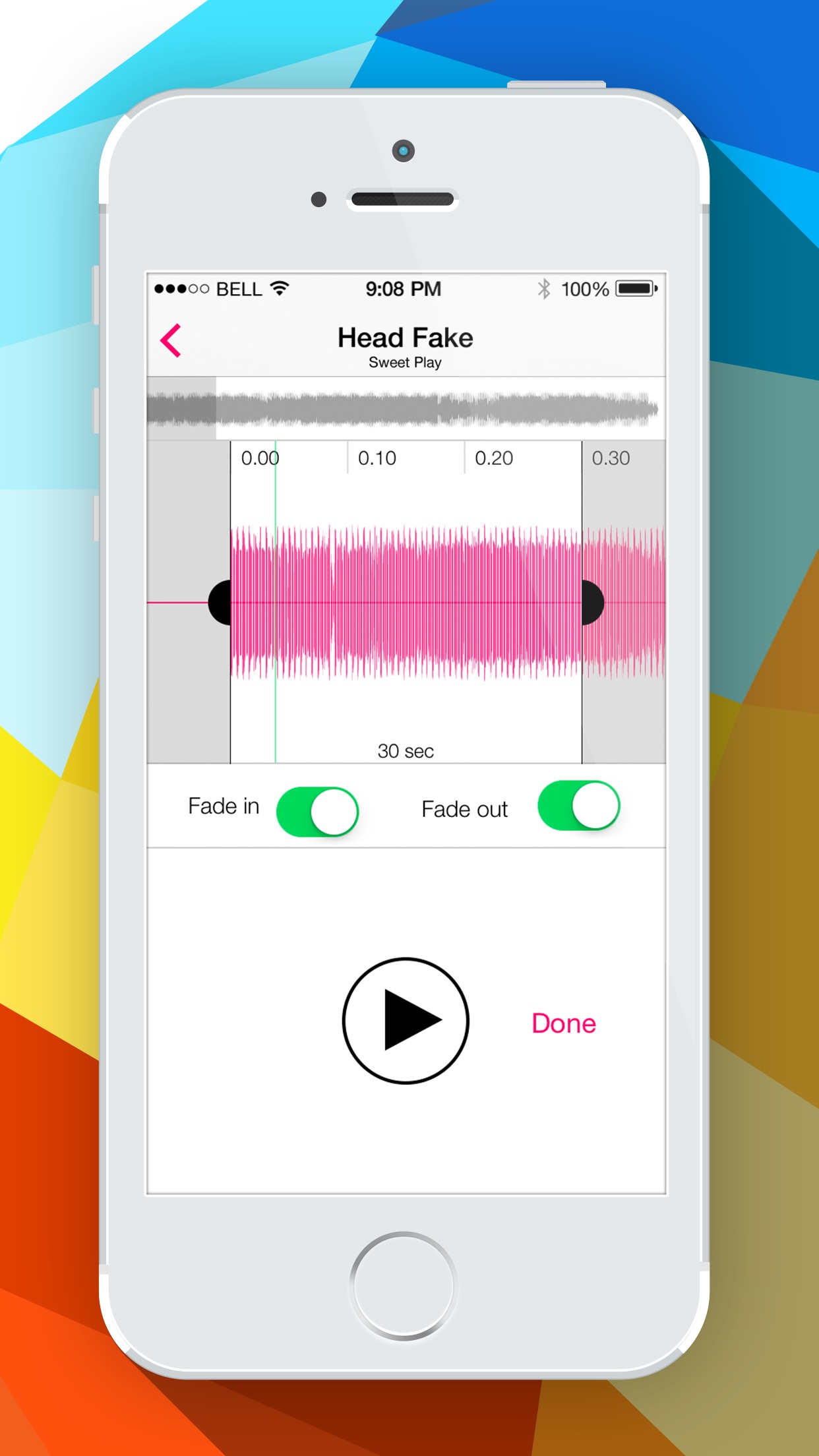 Screenshot do app Audiko Ringtones for iPhone PRO