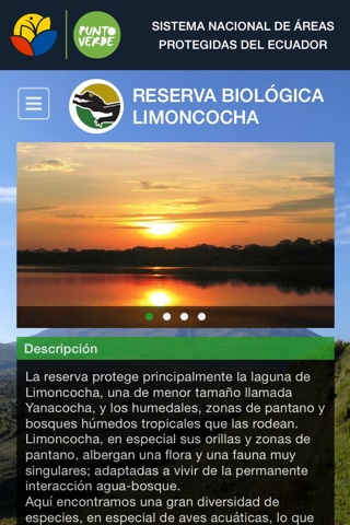 Áreas Protegidas del Ecuador - Parques Naturales APROTEGIDASEc screenshot 4