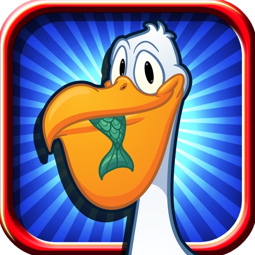 A Hungry Pelican Drop Fish Catching Game iOS App