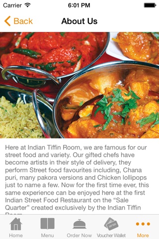 Indian Tiffin Room screenshot 2