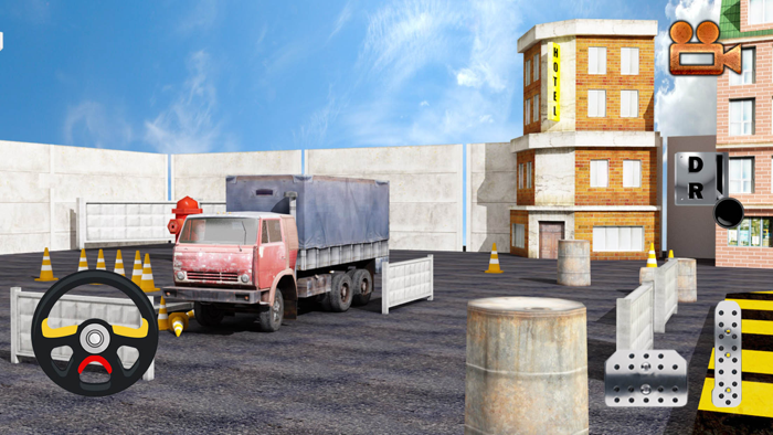 Camión de basura 3D Parking Simulador - Basura Camión contenedor Steer juego de conducción