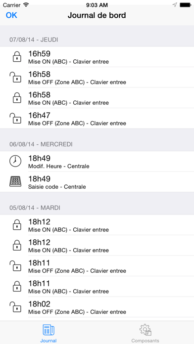 Screenshot #2 pour AlarmControl+