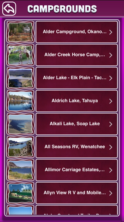 Washington Campgrounds Offline Guide