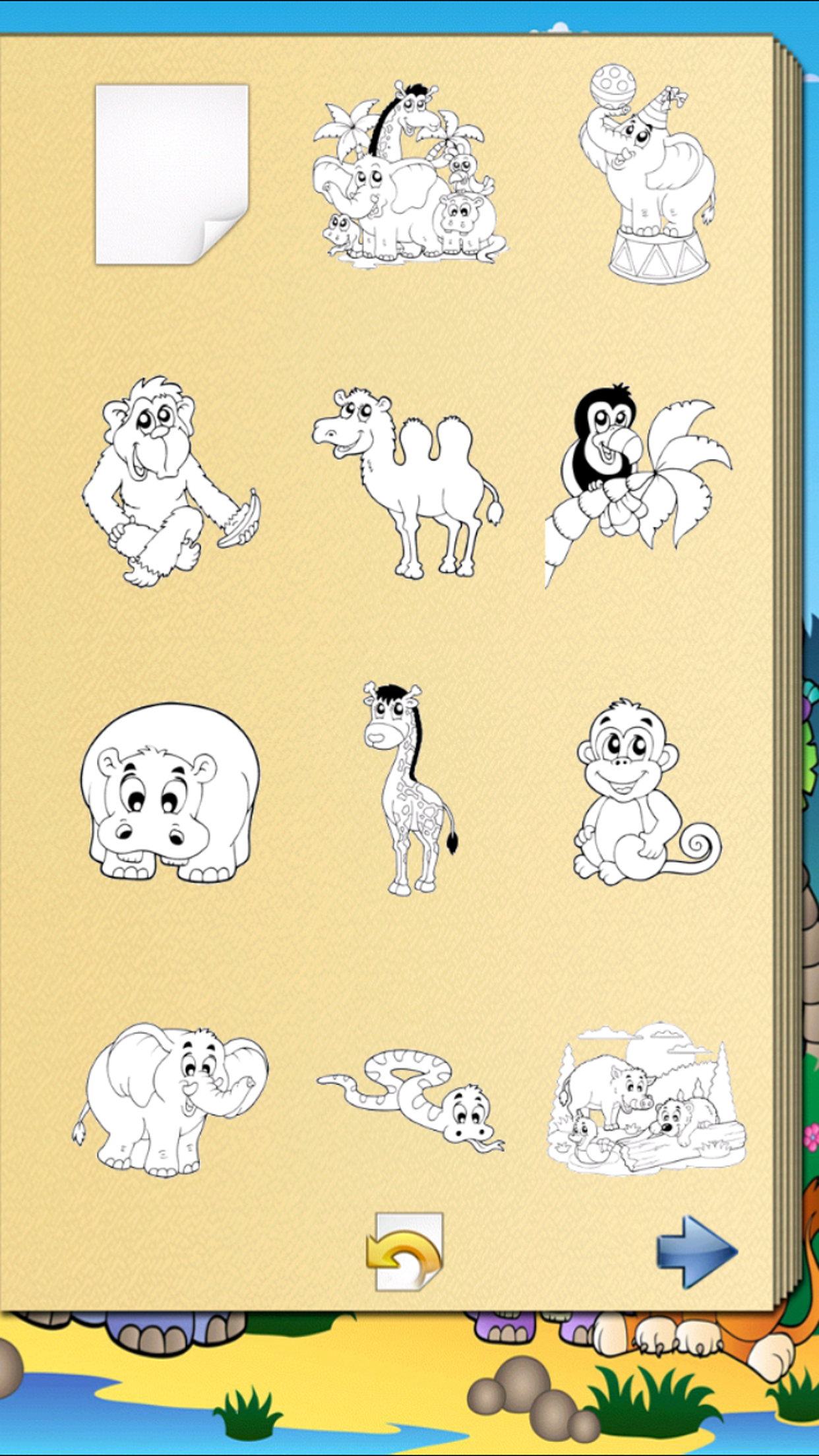 Coloring Book Free - Animals