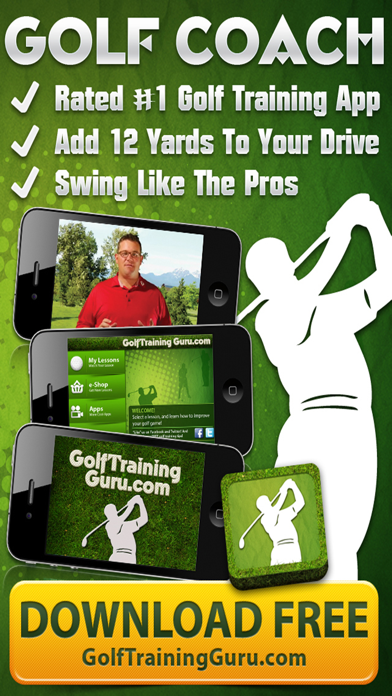 Golf Swing Coach HD FREE - Tips to improve putting, drive, tee-off, timeのおすすめ画像1