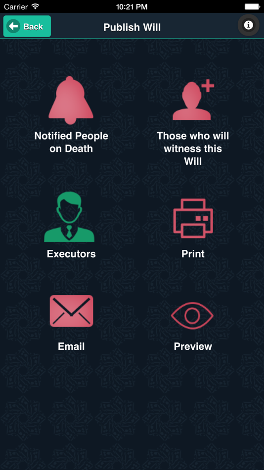 #3. Wasseyapp الوصية الشرعية Islamic Last Will and Testament (iOS) Podle: International Waqf Foundation