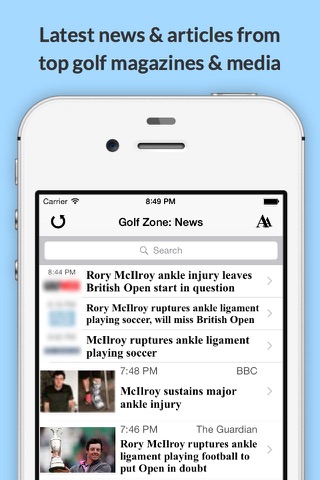 Golf Zone: Instructional Videos, News, Photos & More! screenshot 3