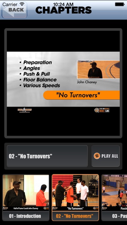 " No Turnovers " : A Championship Coaching Philosophy - With Coach John Chaney- Full Court Basketball Training Instruction