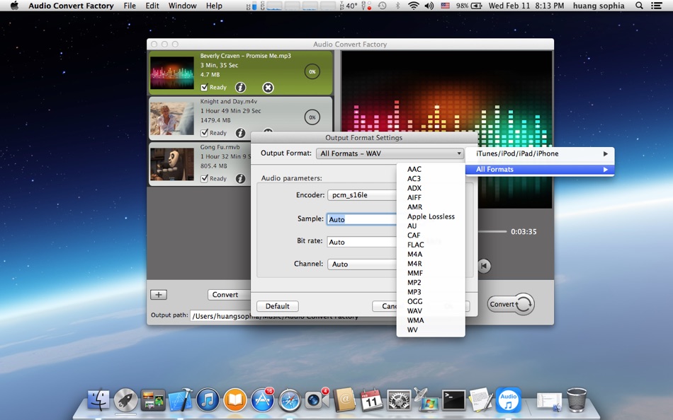 #2. Audio Convert Factory (macOS) By: 华芳 刘
