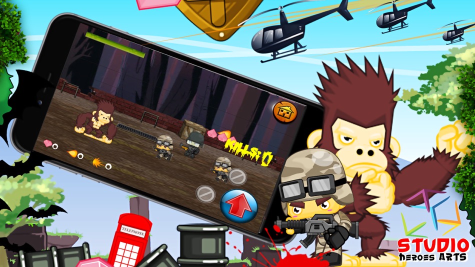 #2. Gorilla And Banana Monkey Game 2016 (iOS) 由: Anchalee Pradissook