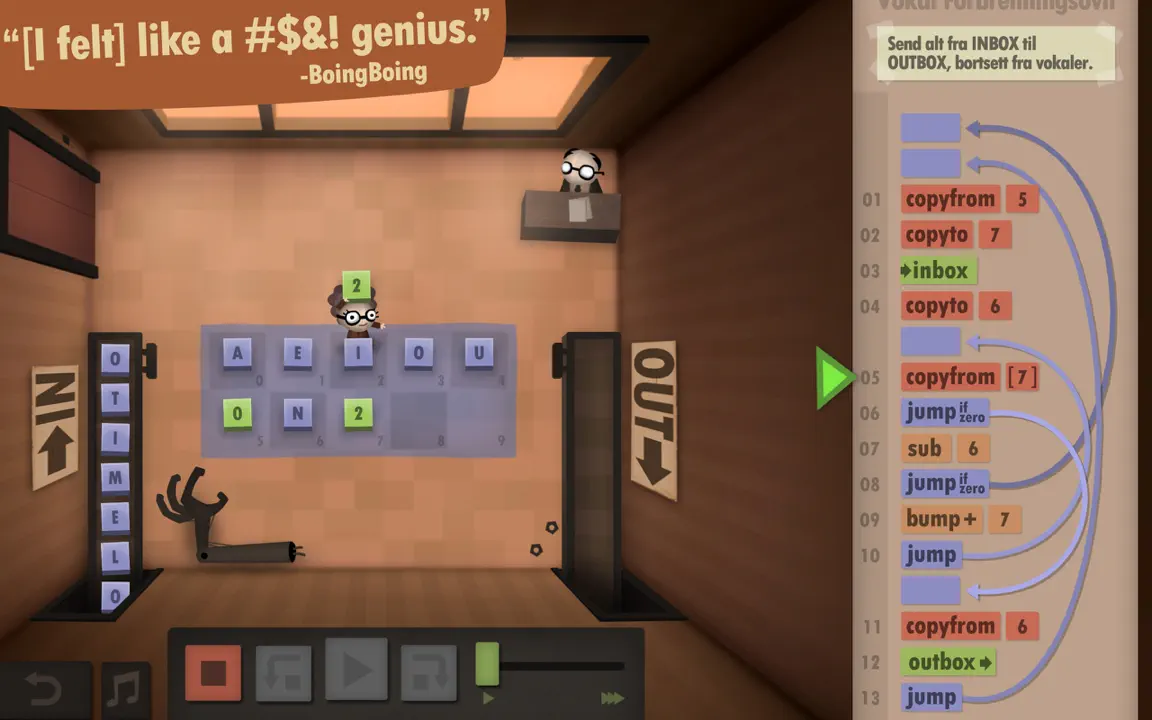 Human Resource Machine iPhone-skjermbilde 4