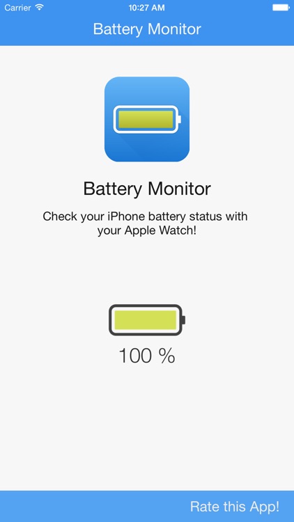 Battery Monitor - Battery Information of your Phone on your Watch