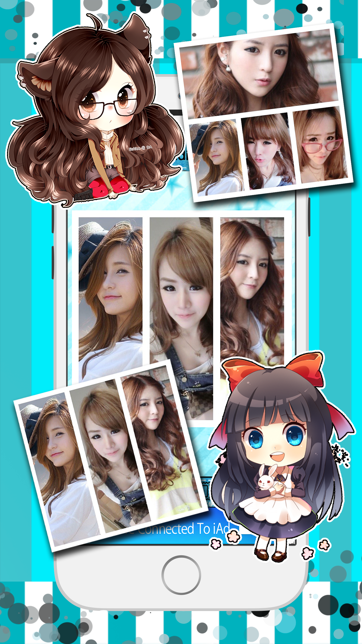 Cute Cartoon Sticker Photo Frame 2 screenshot 2