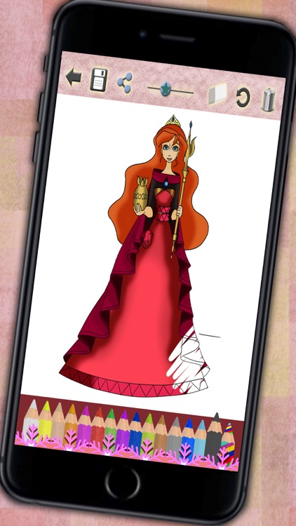Drawings to paint princesses – magic brush screenshot-3