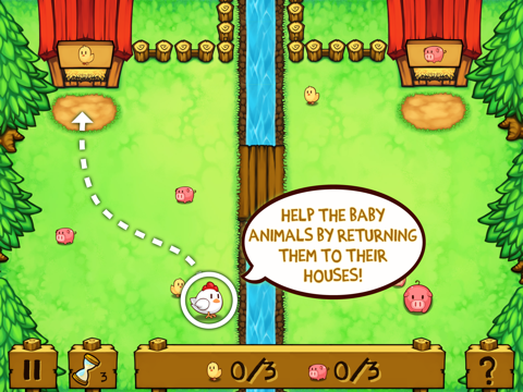 Screenshot #4 pour Animal Line Crossing - Jeu de Puzzle avec des Animaux Mignons