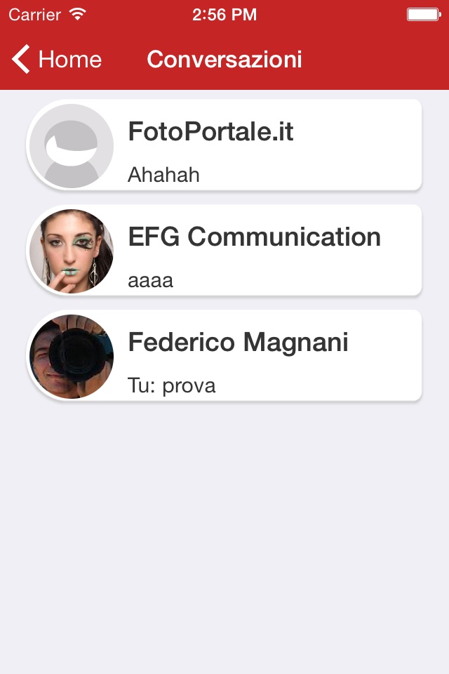 Fotoportale Messenger screenshot 3