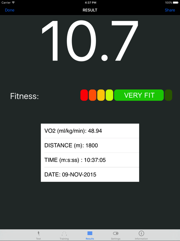 Screenshot #5 pour BEEP TEST TRAINER