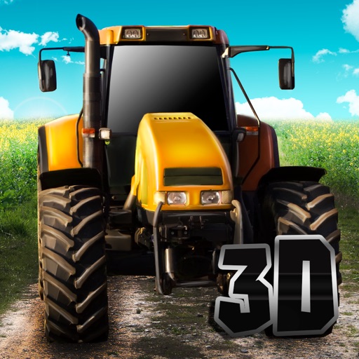 Farming Tractor Driver 3D Free Icon
